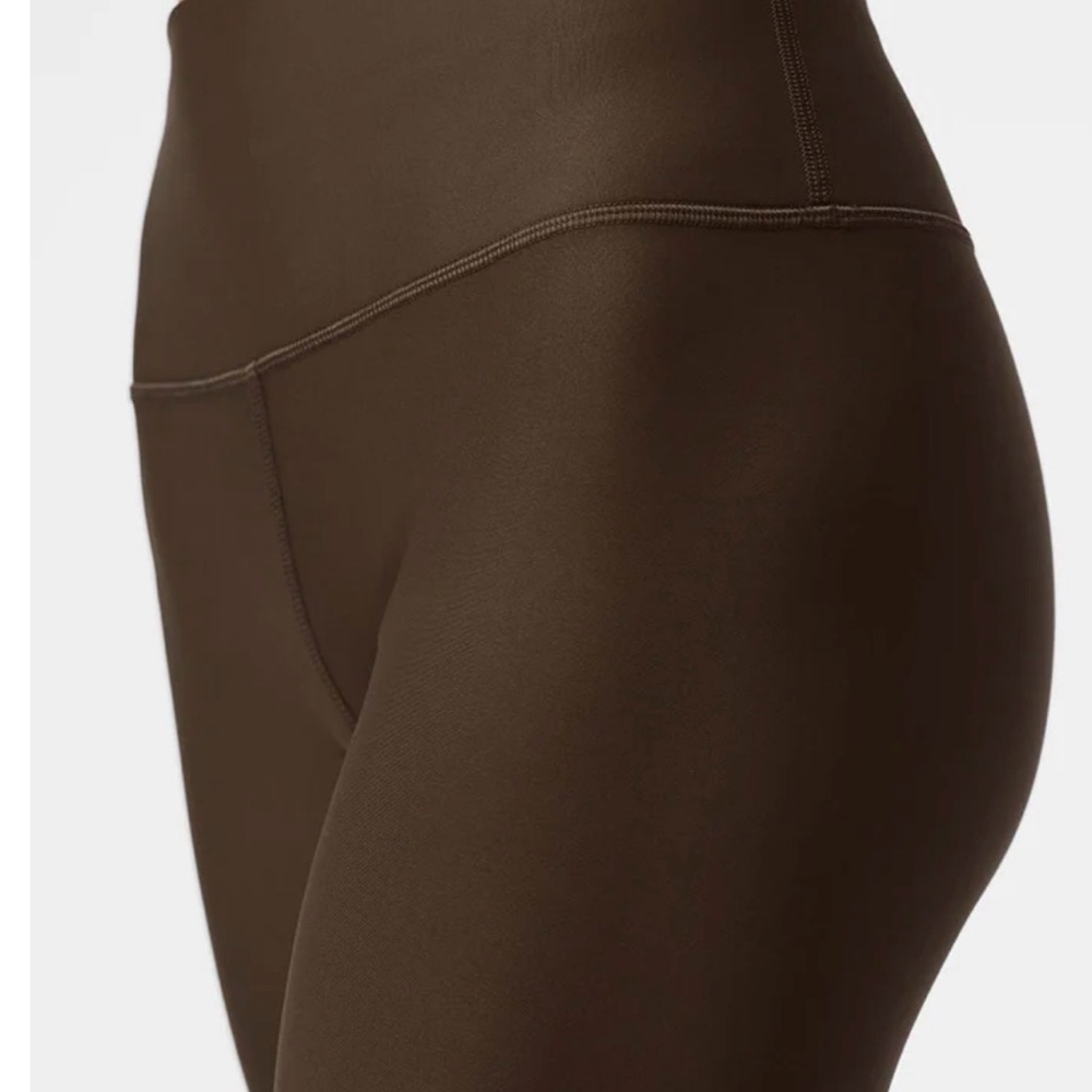 ALO Yoga Dark Brown 7/8 High-Waist Airlift Legging.size m.retail $130. - Picture 2 of 6